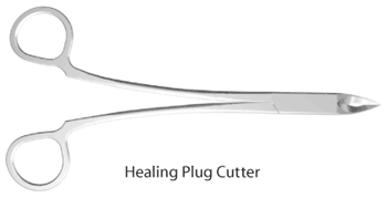 healing plug cutter instrumentacija