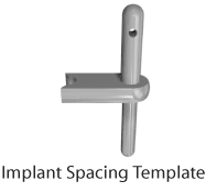implant spacing instrumentacija